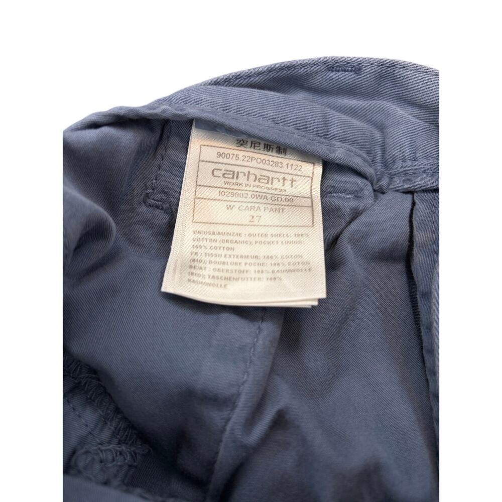 Carhartt WIP Women’s Cara Pant NWOT Size 27 Blue Rare Discontinued Archival - Picture 4 of 5